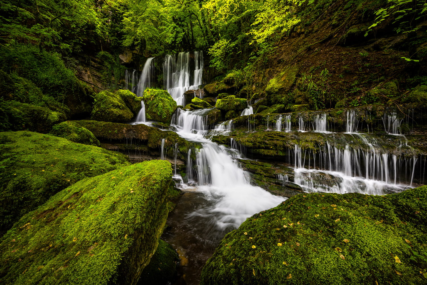 Wasserfall Französischer Jura